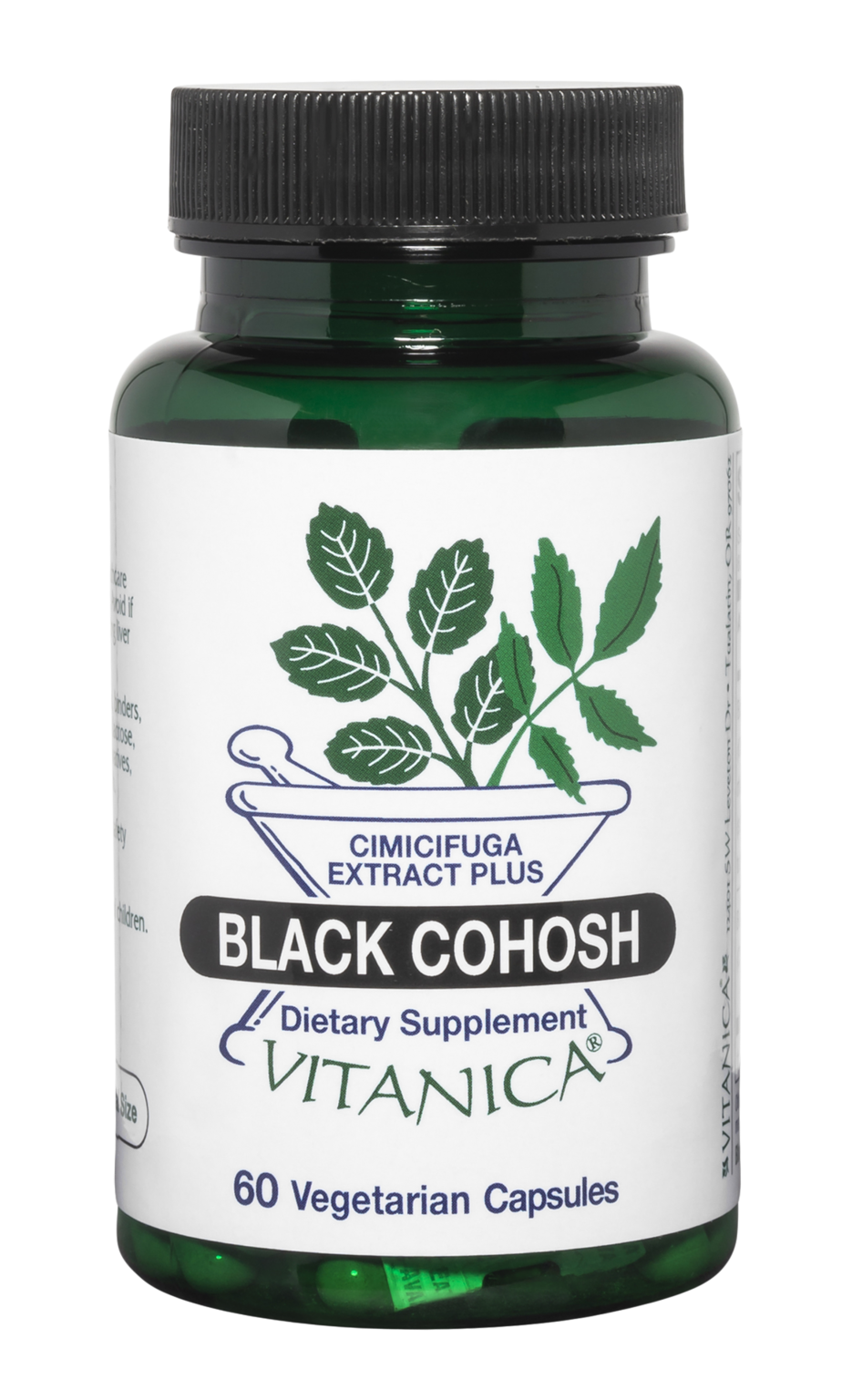 Black Cohosh Cimicifuga Extract Plus 60 & 120 capsules VitanicaPro Women's Natural