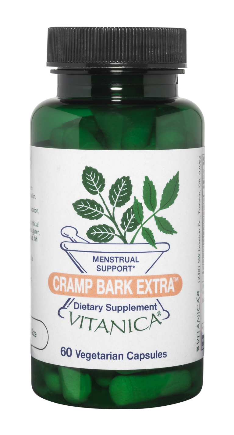 Cramp Bark Extra ™ Menstrual Support 15 & 60 capsules VitanicaPro Women's Natural