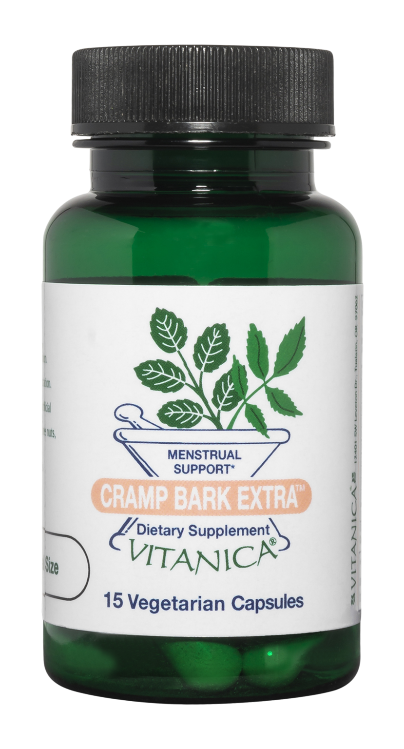 Cramp Bark Extra ™ ~ Menstrual Support ~ 15 & 60 capsules – VitanicaPro ...