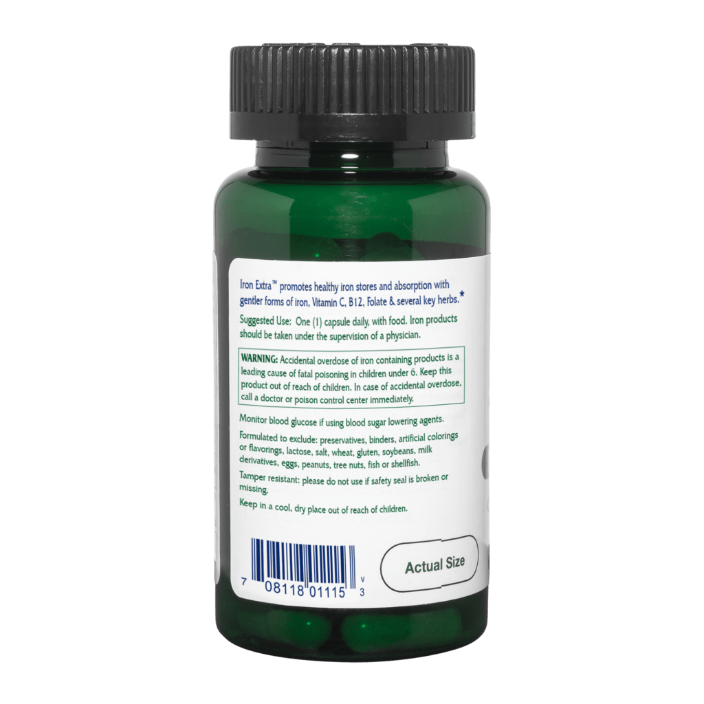 Iron Extra™ Enhanced Iron Absorption 60 capsules VitanicaPro