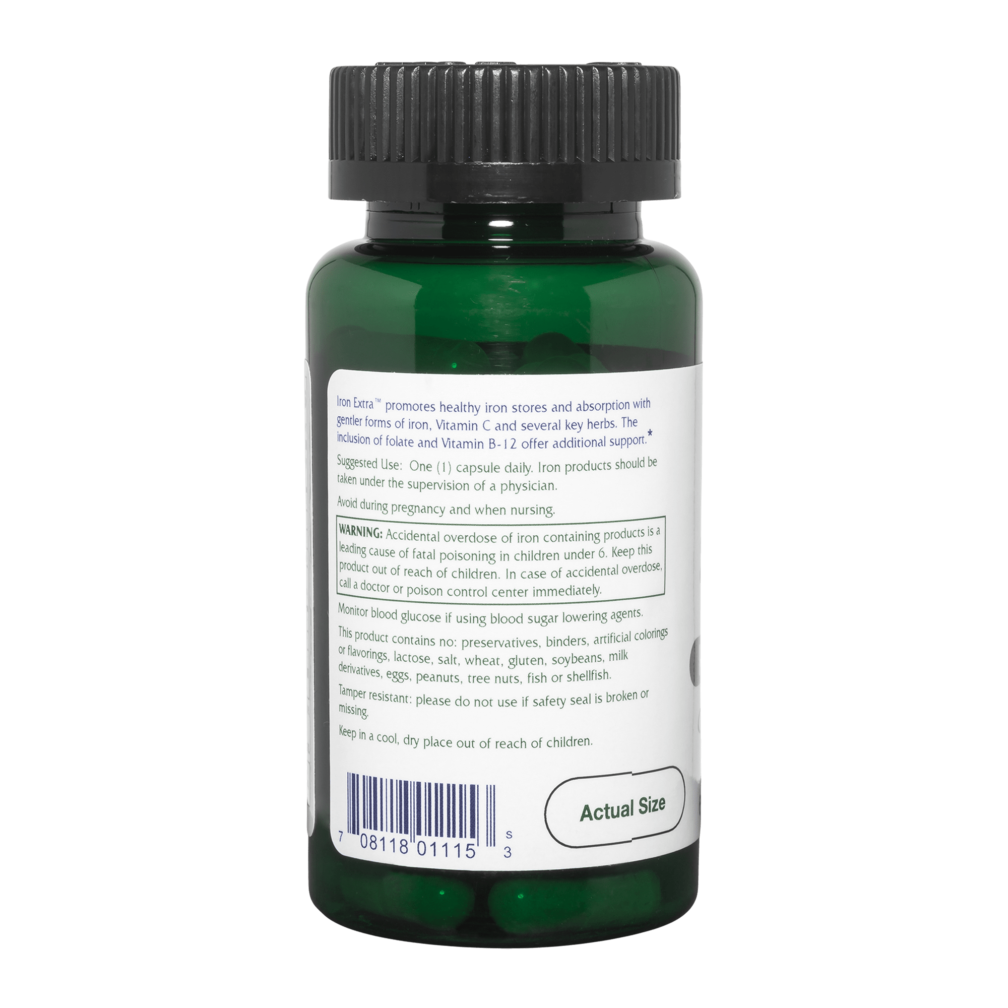 Iron Extra™ Enhanced Iron Absorption 60 capsules VitanicaPro