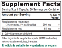 Product Label and Supplement Details